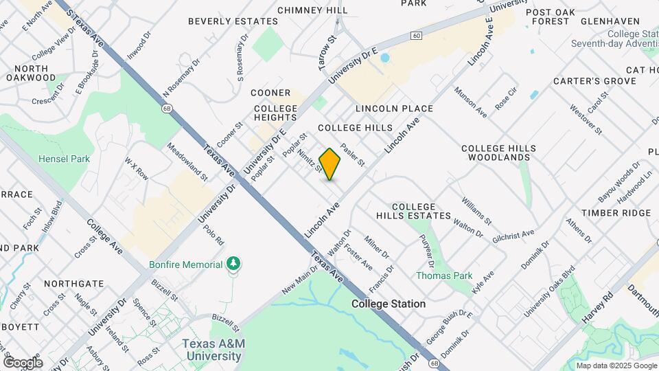 815 Ave A Map and Location Details