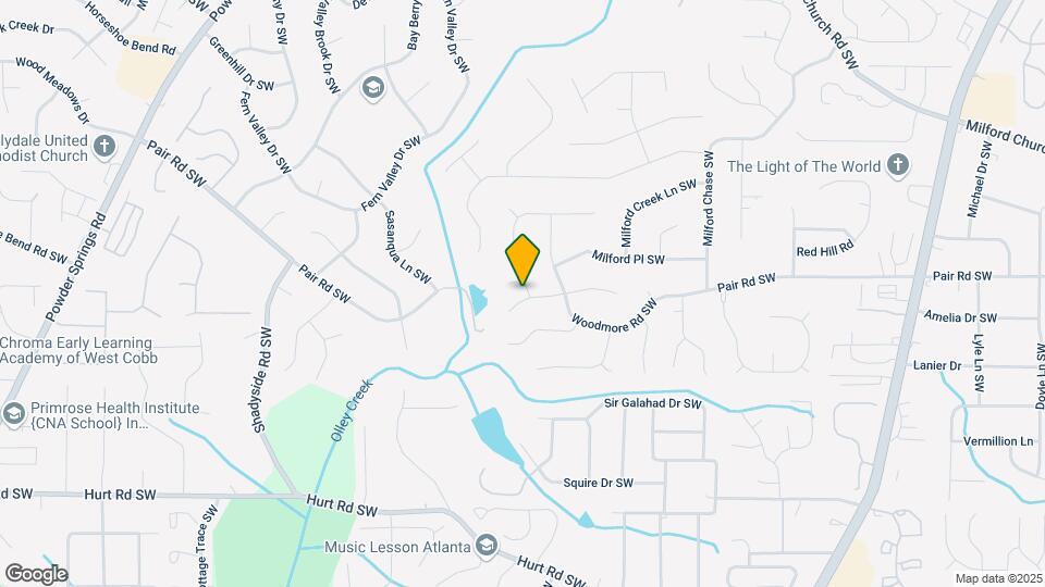 1728 Silverchase Dr SW Map and Location Details