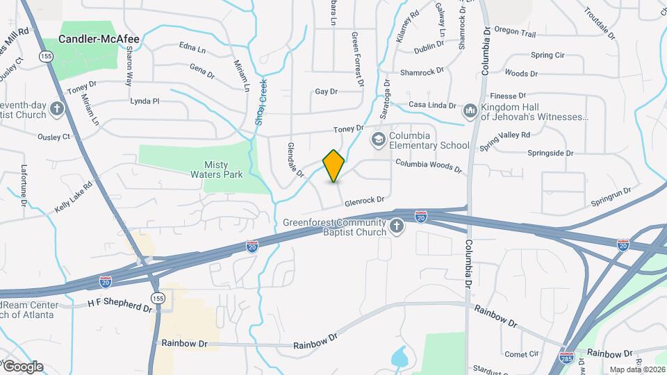 3140 Columbia Woods Dr Map and Location Details