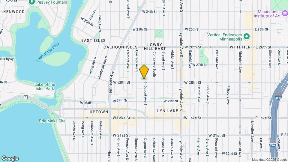1100 W. 28th Street Mapa y Detalles de la Ubicación