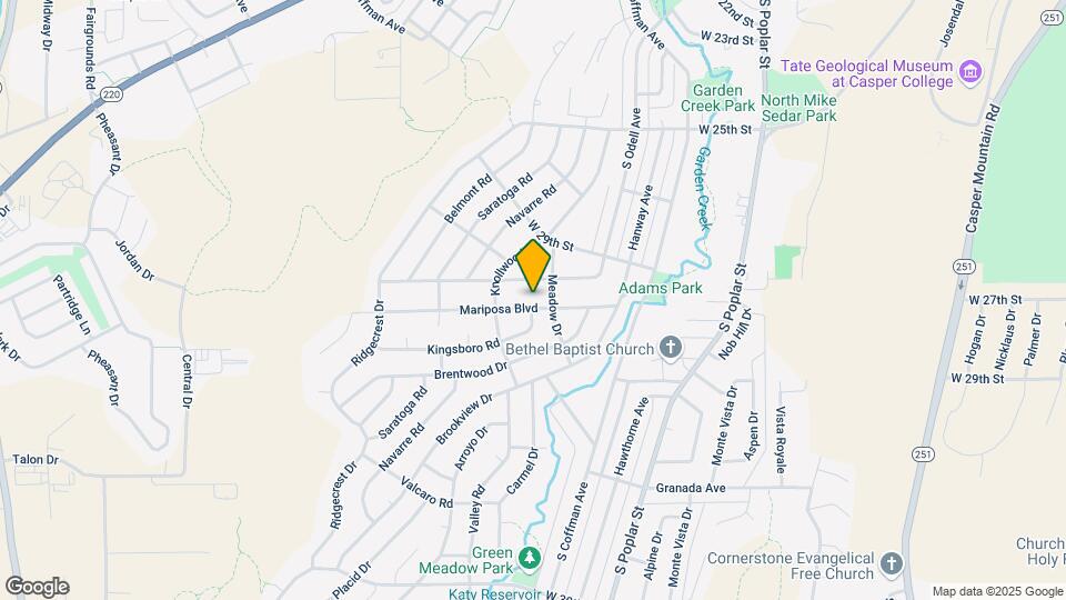 1750 Mariposa Blvd Map and Location Details
