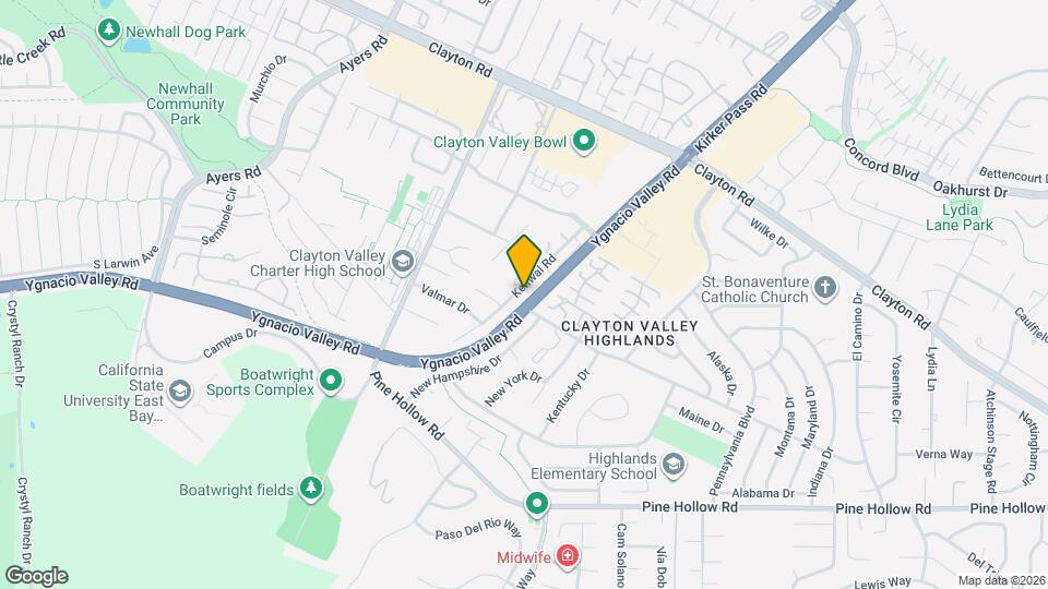 1120 Kenwal Rd Map and Location Details