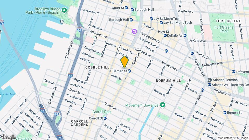 54 Wyckoff St Map and Location Details