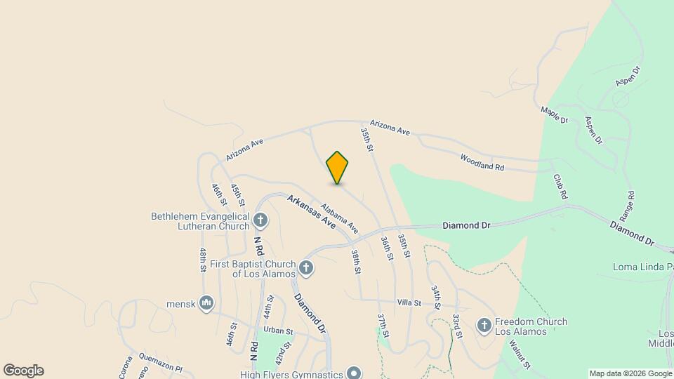 2521 36th St Map and Location Details