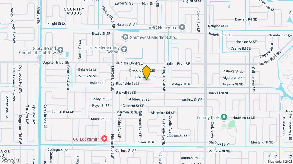 601 Bluefields St SE Map and Location Details