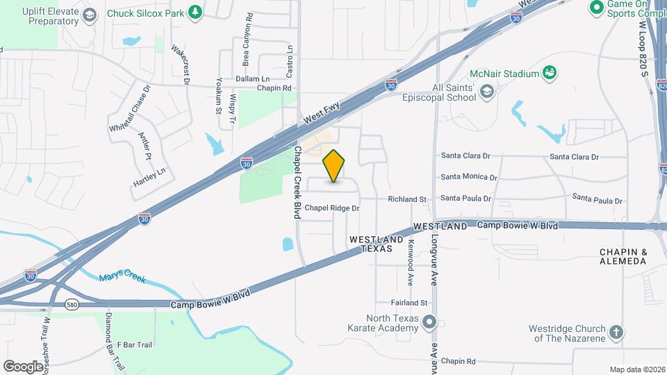 10100 Chapel Oak Trail Mapa y Detalles de la Ubicación