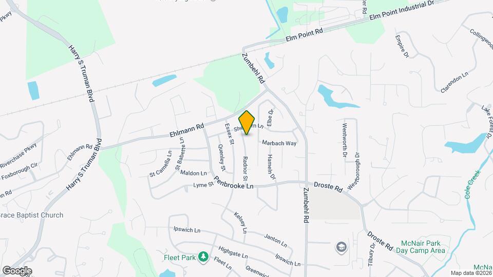 2866 Radnor St Map and Location Details