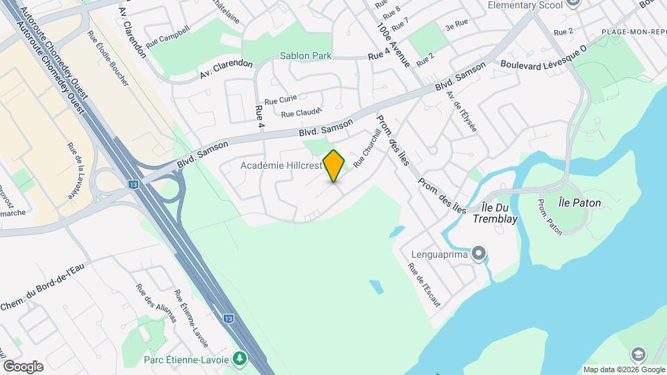 4882 Churchill Rue Map and Location Details