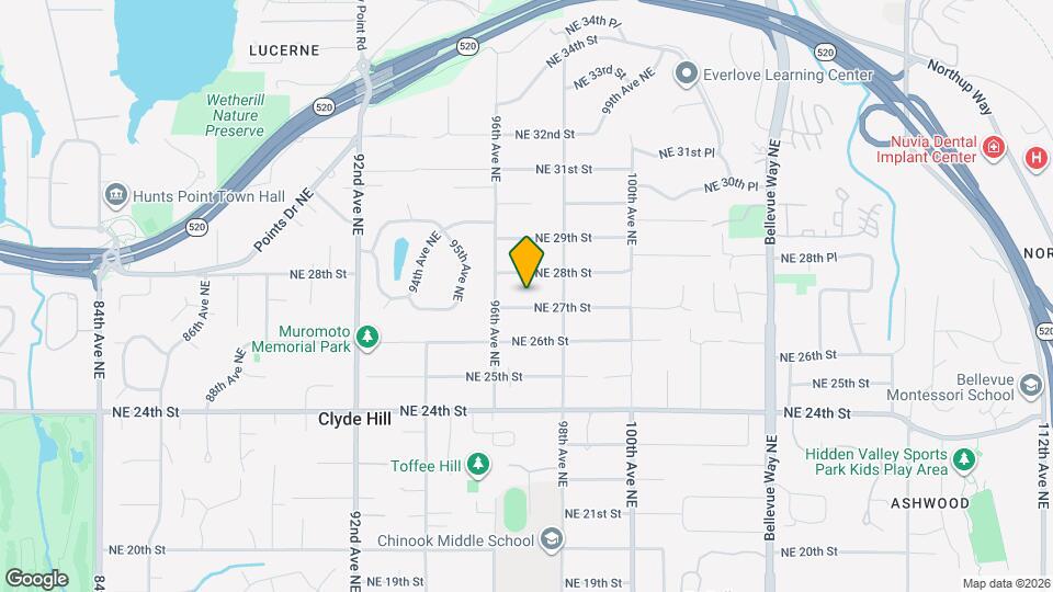 9630 NE 27th St Map and Location Details