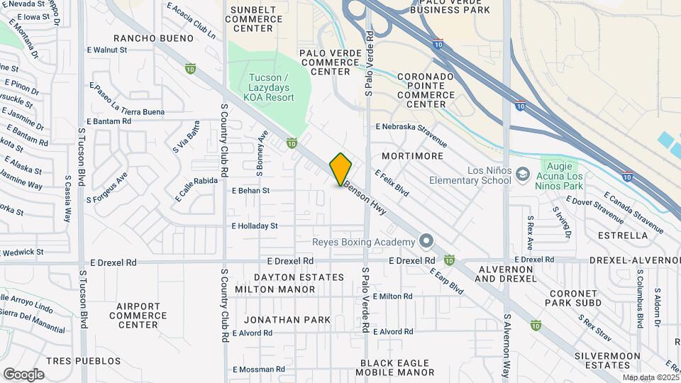 3418 E Benson Hwy Map and Location Details