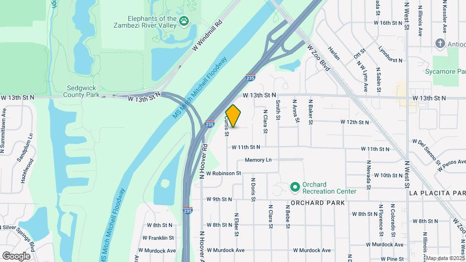 1258 N Curtis Ct Map and Location Details