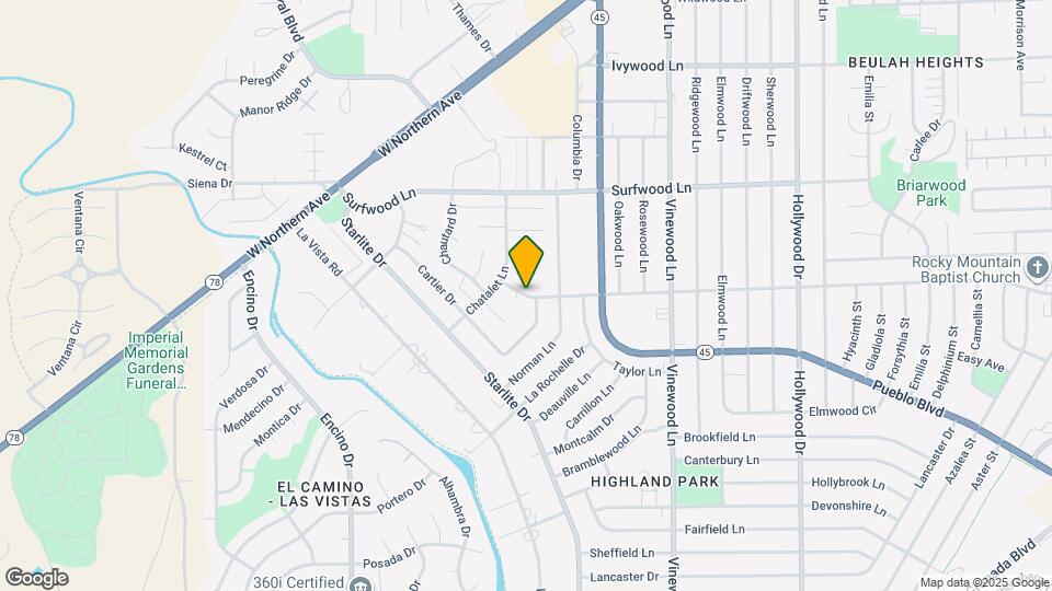 4106 Oneal Ct Map and Location Details