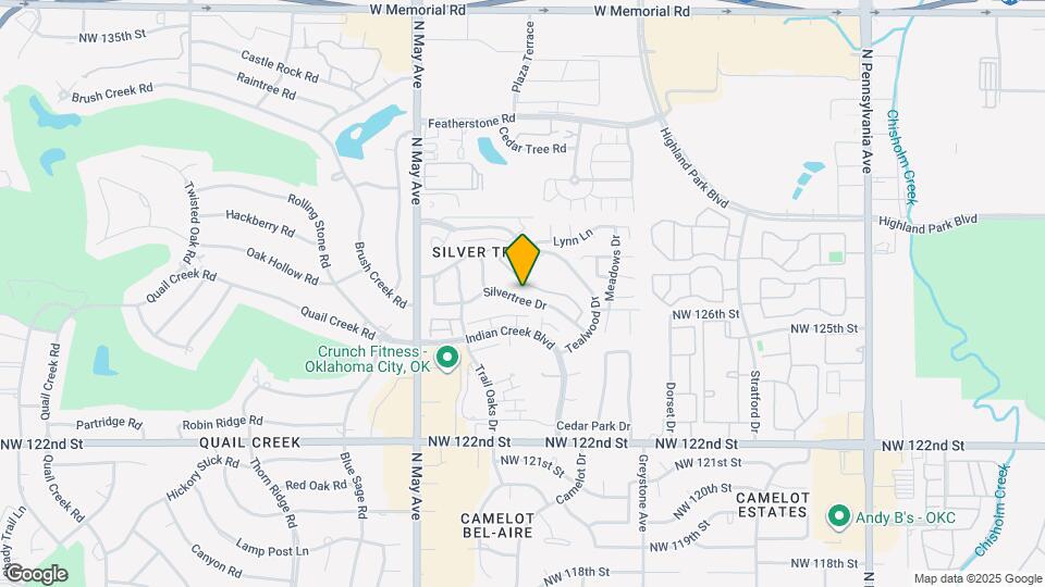 2707 Silvertree Dr Map and Location Details