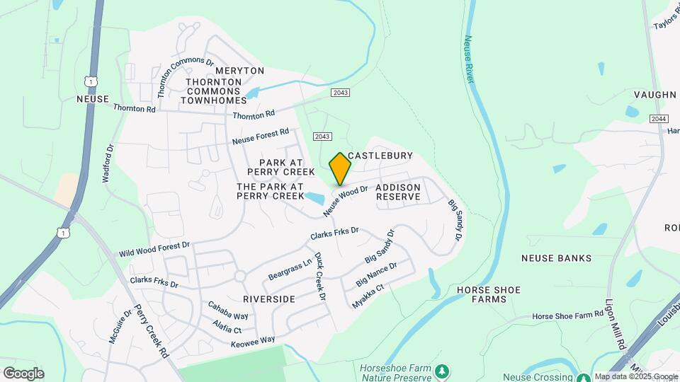 5813 Neuse Wood Dr Map and Location Details