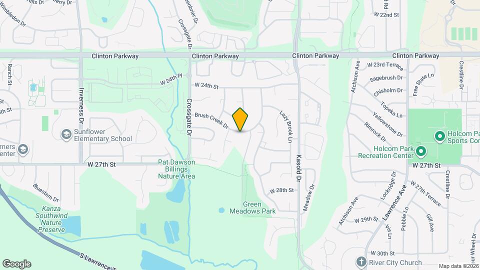 3621 Brush Creek Dr Map and Location Details