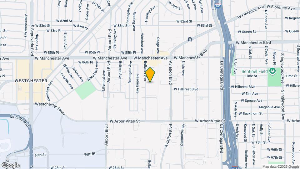 8820 Belford Ave Map and Location Details