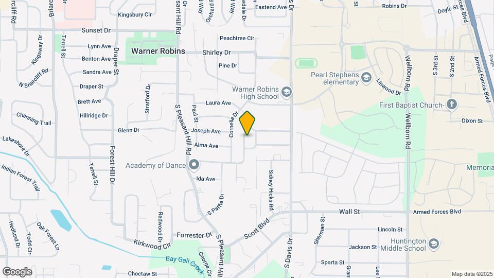 810 Crestwood Terrace Map and Location Details
