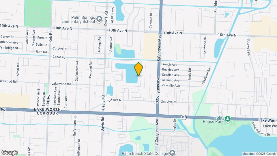 3801 Waterview Cir Map and Location Details