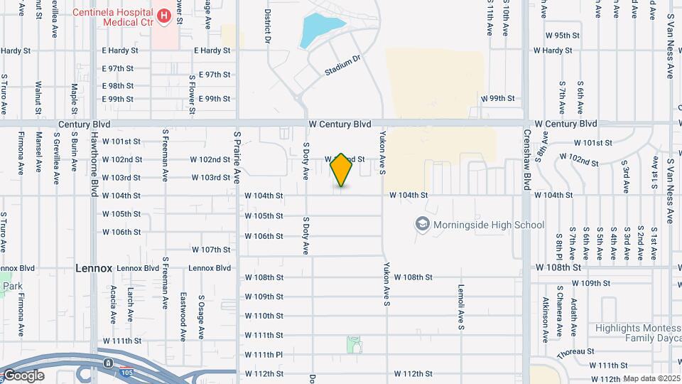 3705 W 104th St Map and Location Details
