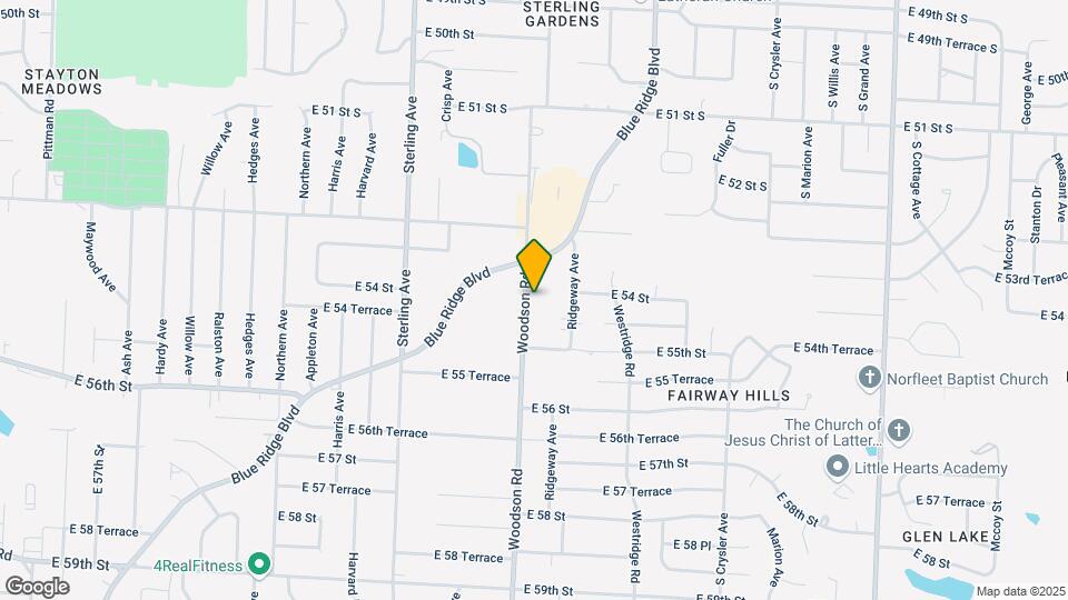 5405 Woodson Rd Map and Location Details