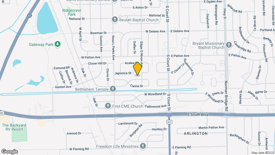 214 Iris Ln Map and Location Details