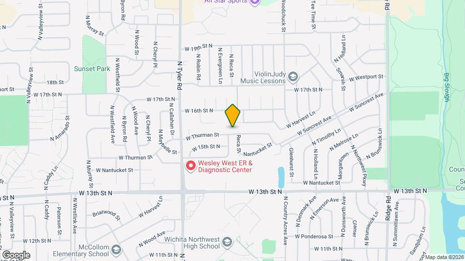 8404-8406 W Thurman St Map and Location Details