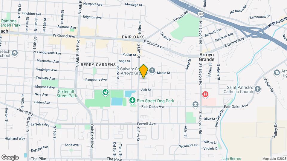 Park Elm Townhomes Map and Location Details