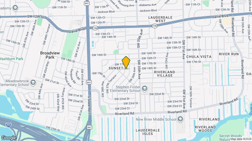1816 SW 37th Ave, Unit 213 Mapa y Detalles de la Ubicación