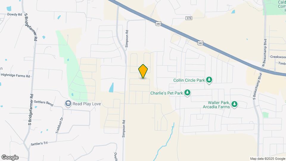 1016 Calley Pear Trl Map and Location Details