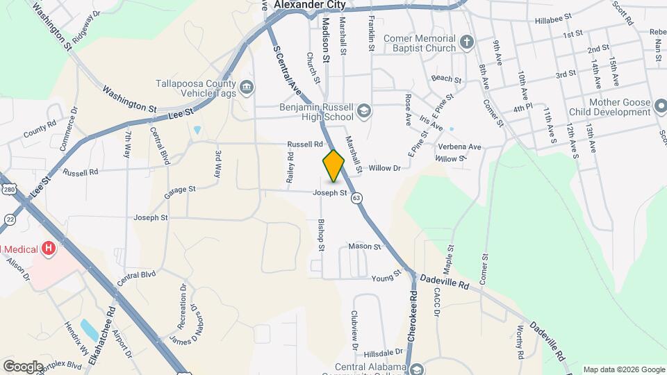 54 Joseph St Map and Location Details