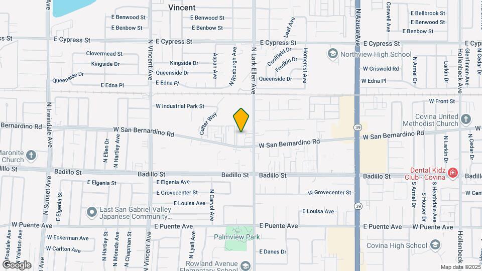 Covina Palms Apartments Mapa y Detalles de la Ubicación