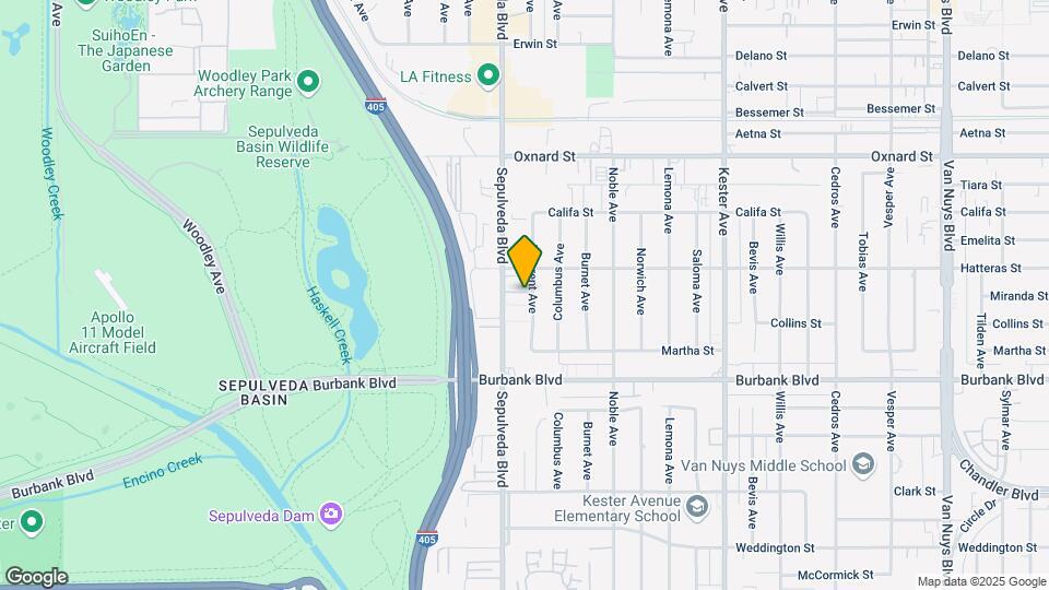 New Sepulveda Apartments II Map and Location Details
