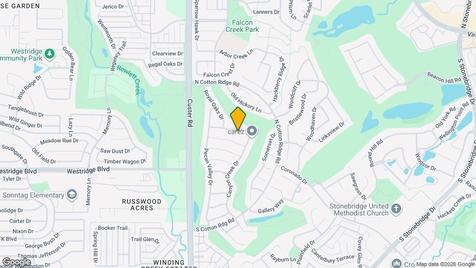 8609 Brook Hollow Dr Map and Location Details