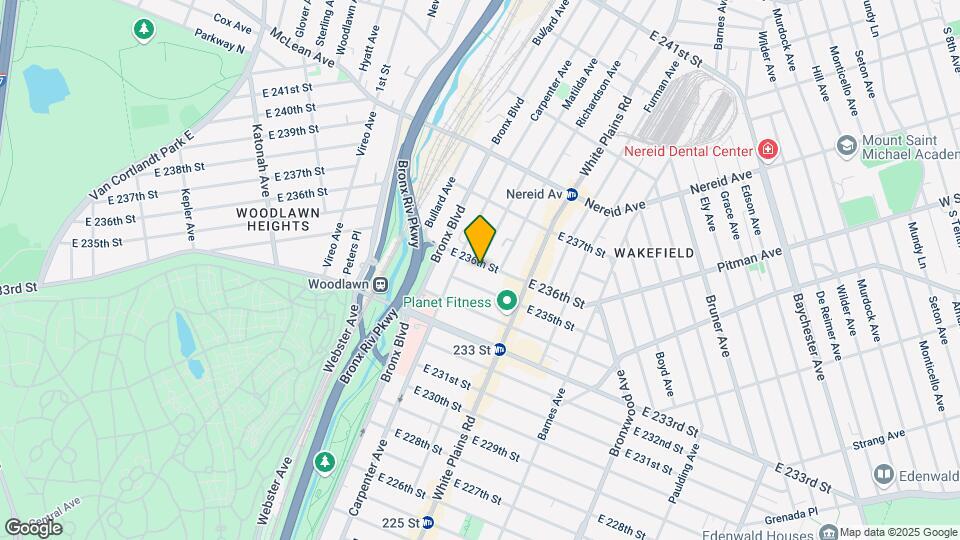 642 E 236th St Mapa y Detalles de la Ubicación