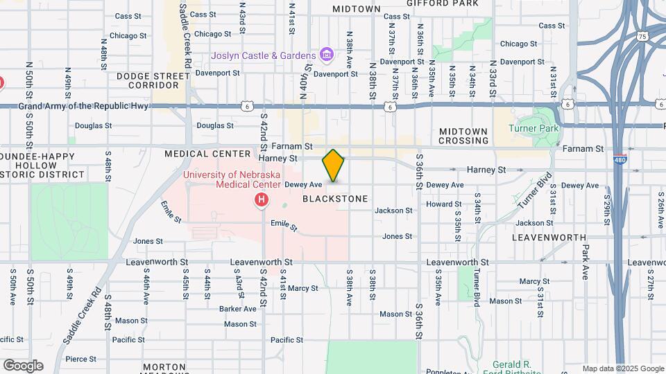 UNMC Medical Campus Housing Map and Location Details