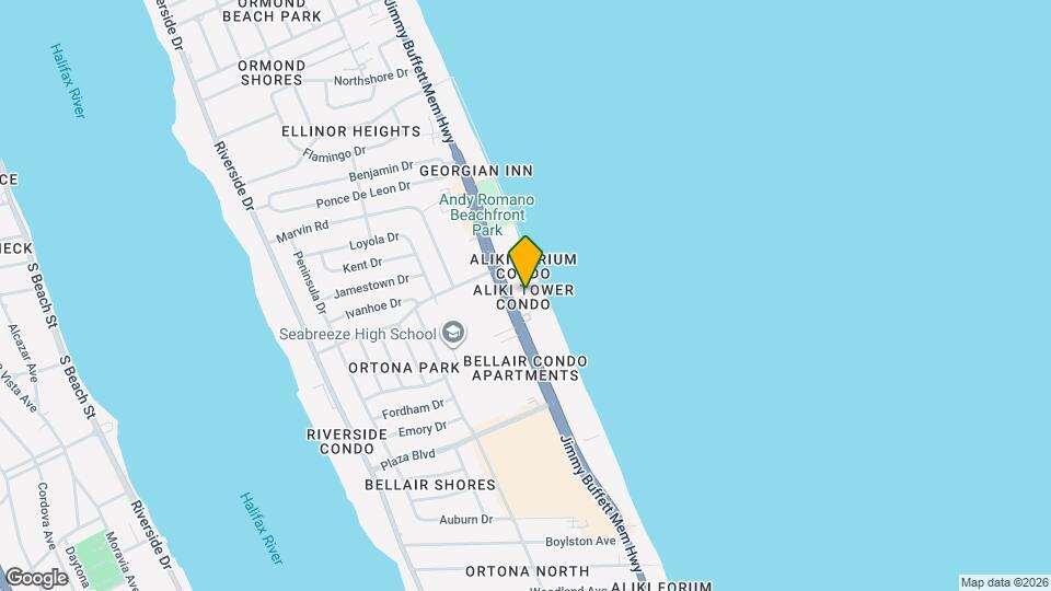 3000 N Atlantic Ave Map and Location Details