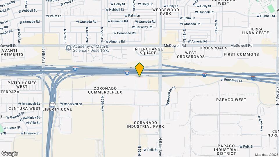 Envi Phoenix Suites Map and Location Details