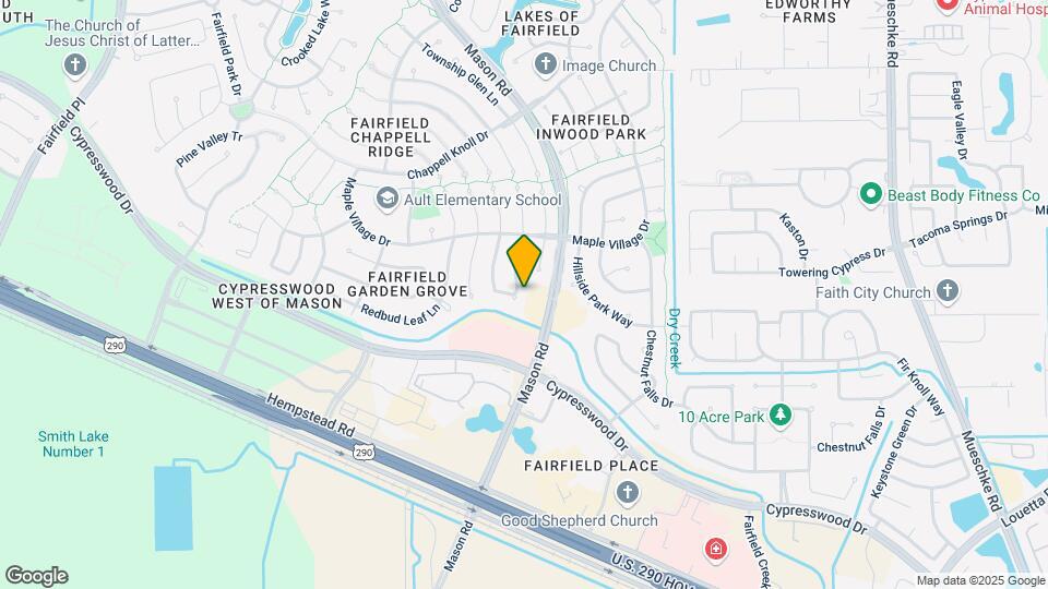 15206 Evergreen Knoll Ln Map and Location Details