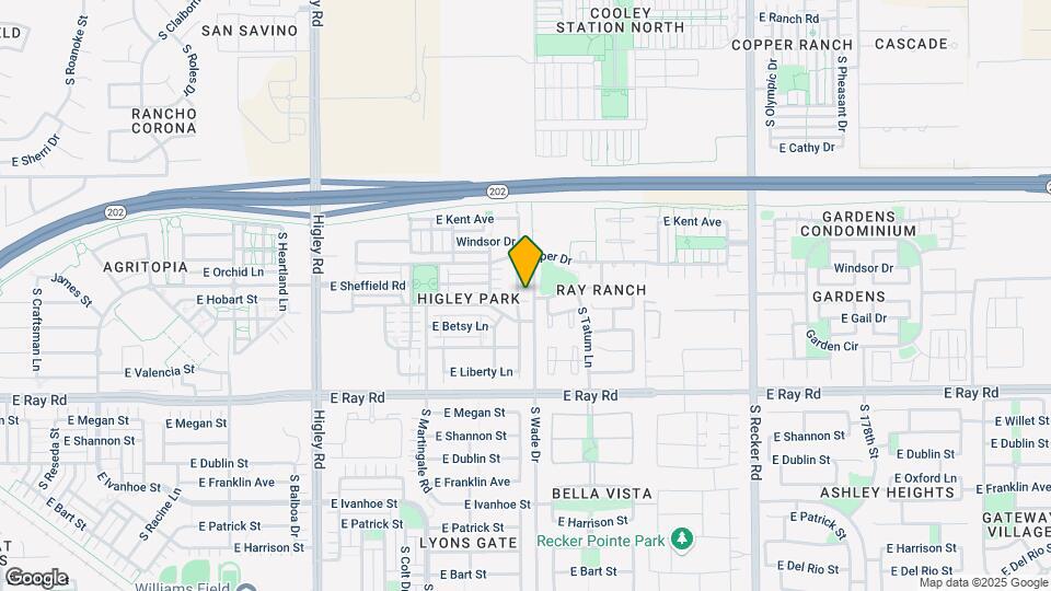 1415 S Ponderosa Dr Map and Location Details