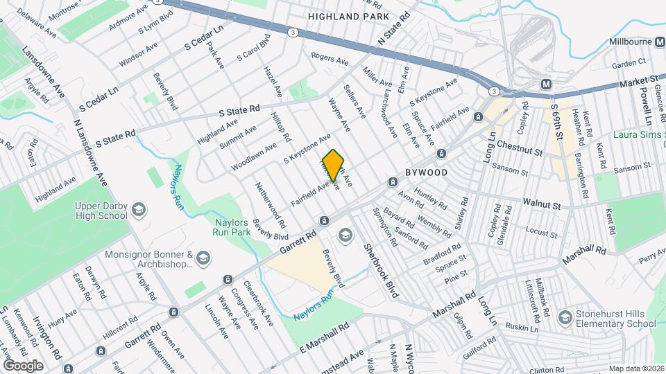 7014 Hazel Ave Map and Location Details