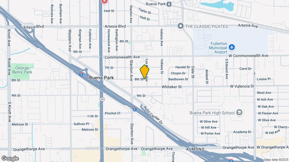6431 Los Robles Ave Map and Location Details