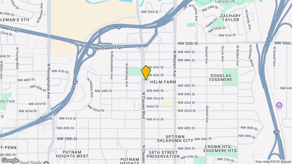 4602 N Classen Blvd Map and Location Details