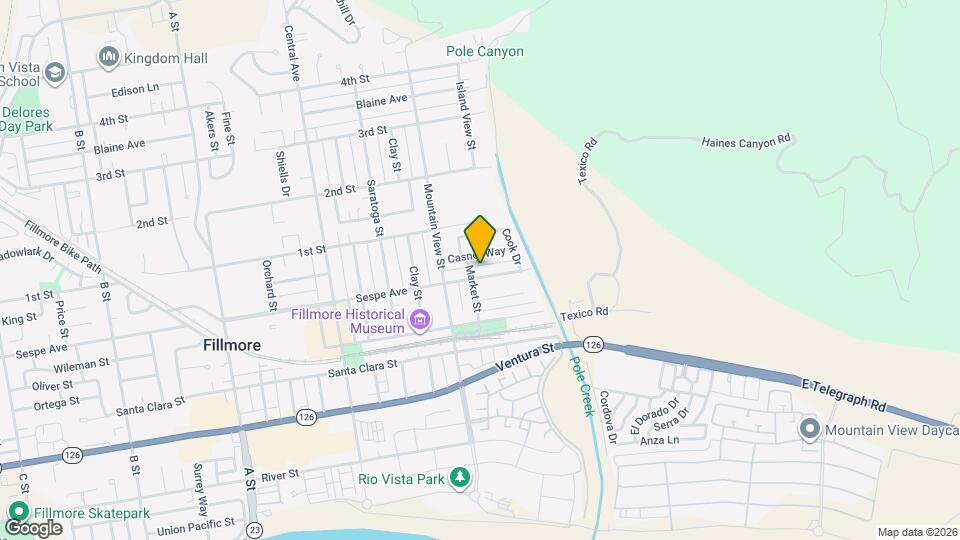 219 Sespe Ave Map and Location Details