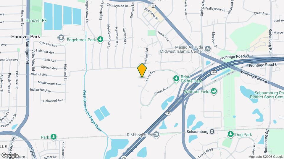 1644 Orchard Ave Map and Location Details