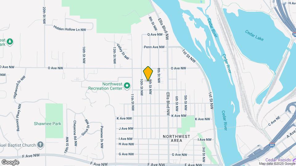 1422 9th St NW Map and Location Details
