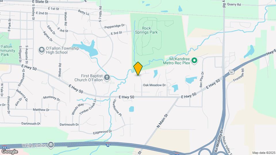 713 Country Oaks Ln Map and Location Details