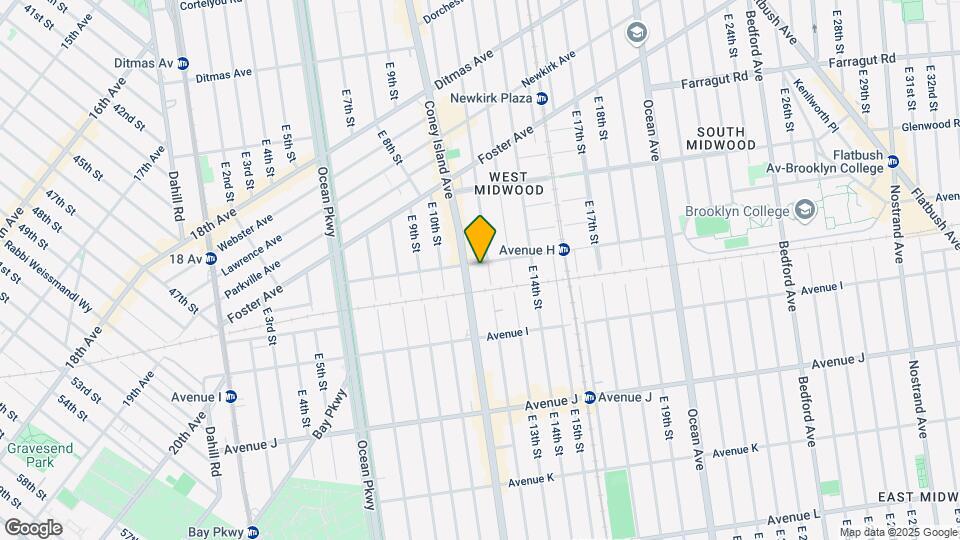 1116 Avenue H Mapa y Detalles de la Ubicación