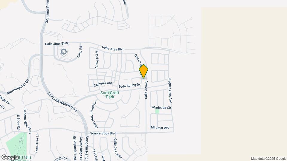 2418 Tuscan Hills Ln Map and Location Details