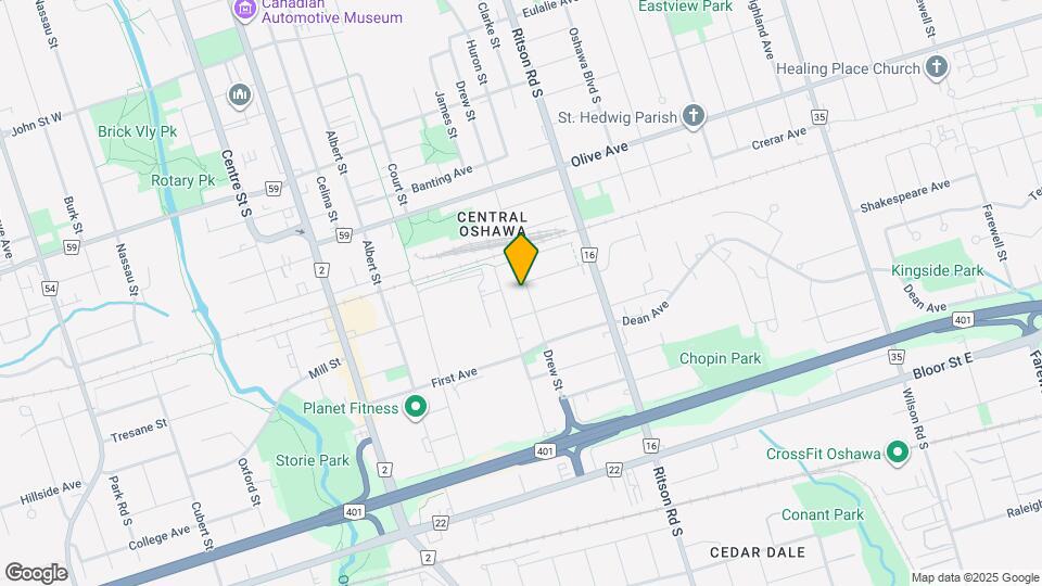 454 Drew St Map and Location Details