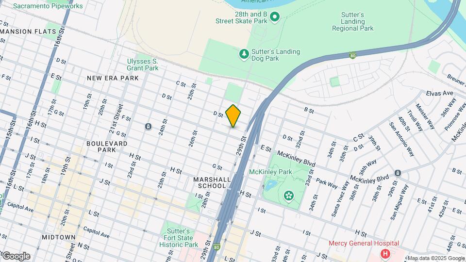421 28th St Mapa y Detalles de la Ubicación